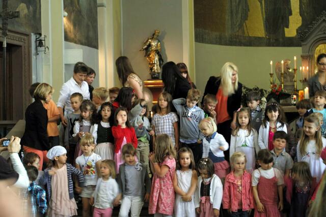 Aufstellung zum Schlusslied