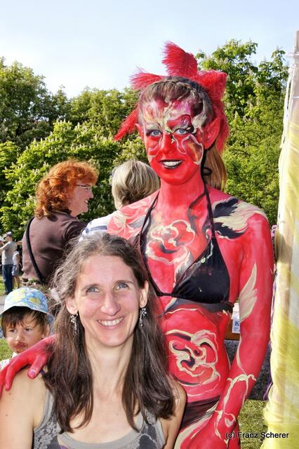 Elfenfestival 2012 auf Schloss Blumenthal - Aus Silvia Bender wird eine bezaubernde Elfe