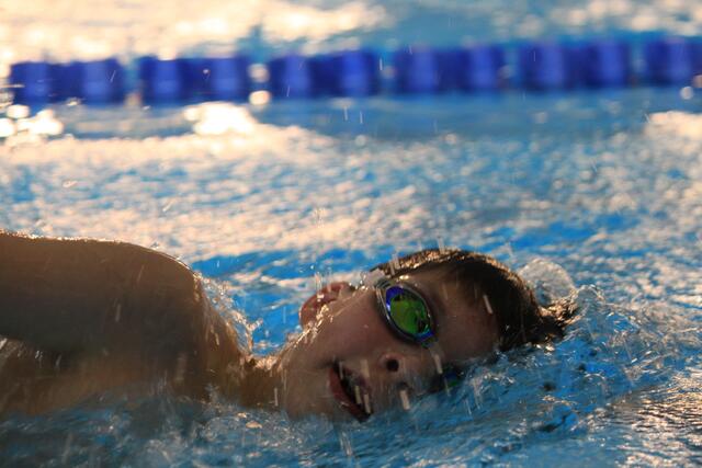Nils Becker über 50 m Freistil