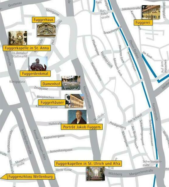 Fuggersche Sehenswürdigkeiten in Augsburg