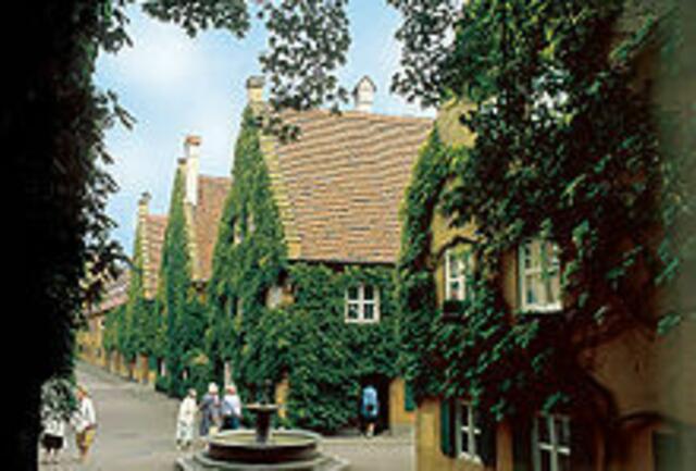 Fuggerei in Augsburg/Herrengasse