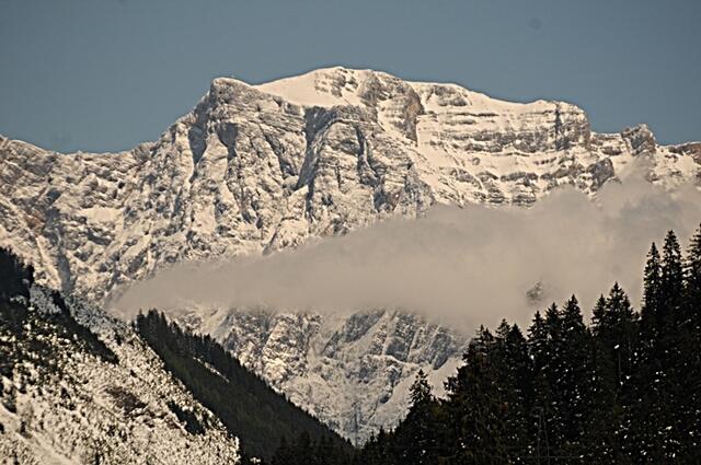 Ups,...auf Augenhöhe mit den Wolken.