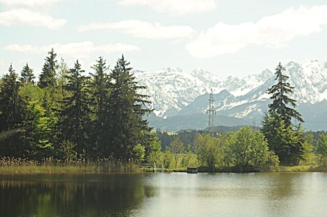 Impressionen der Anreise, Allgäu und Österreich