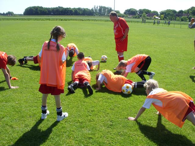 Trainingsprogramm für die Kinder des Kinderschutzbundes.