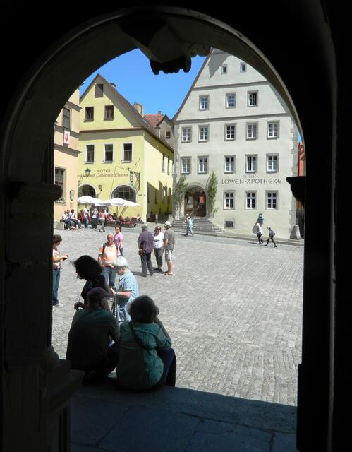 Aus dem Rathaus gesehen