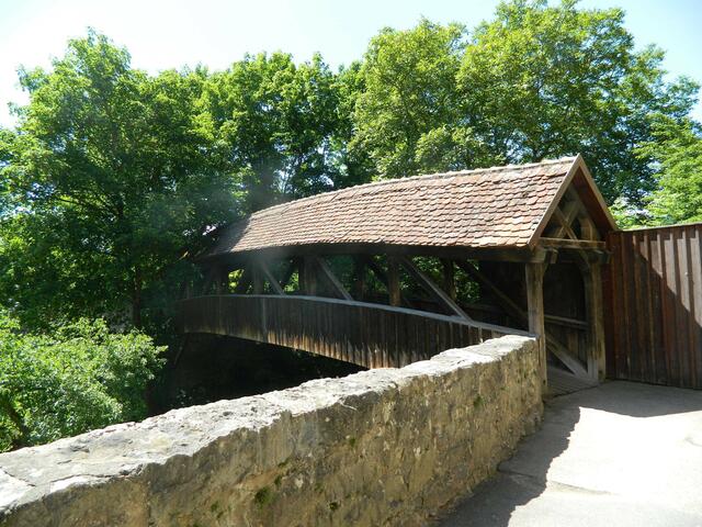 Holzbrücke der Spitalbastei