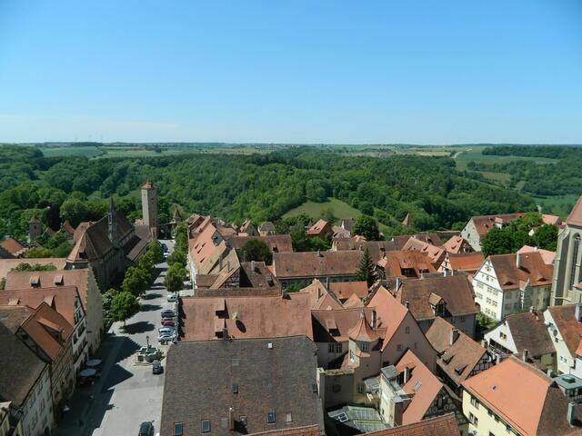 Blick vom Turm ins Taubertal