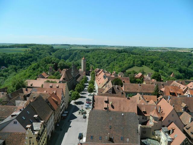 Blick vom Turm zum Galgentor