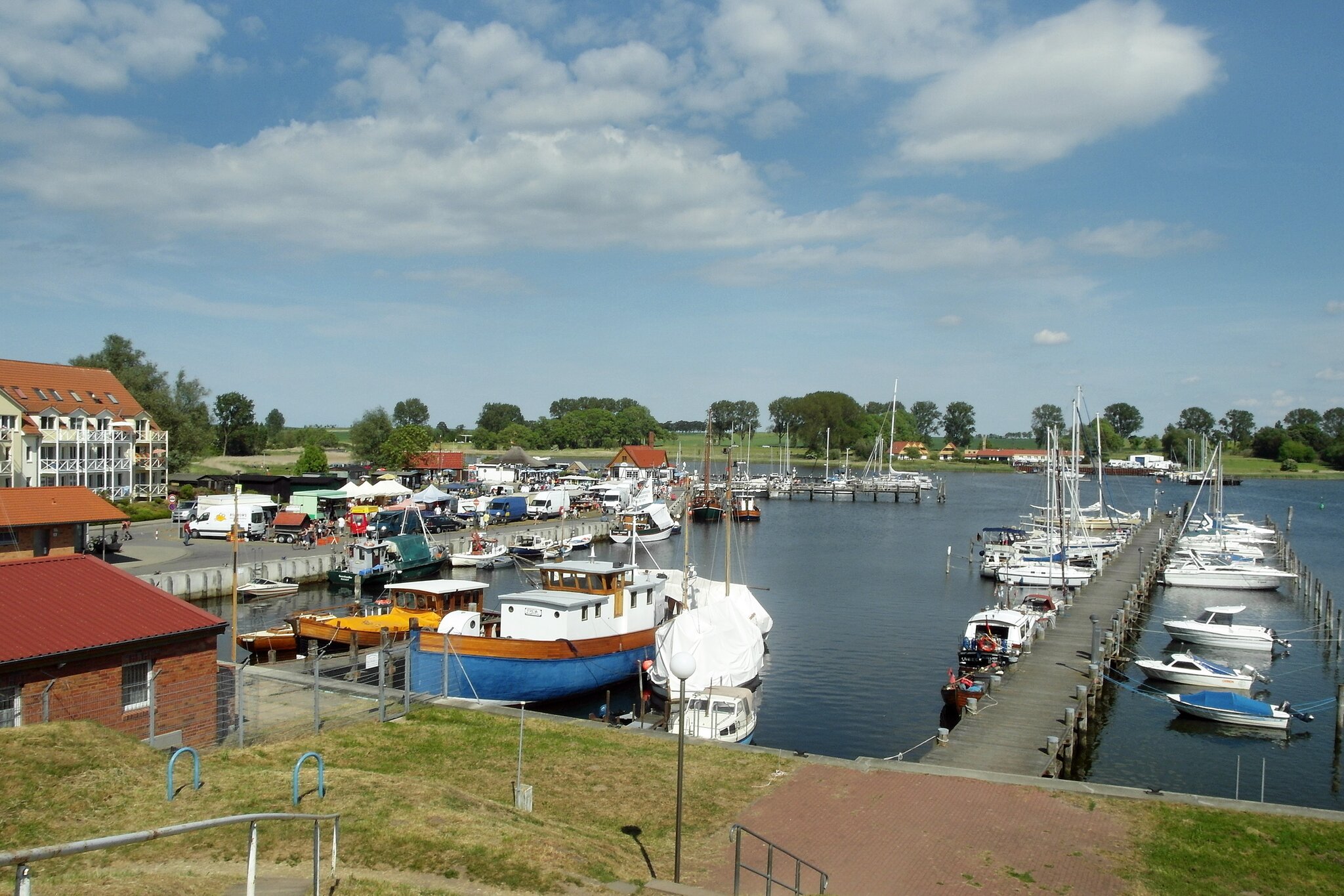 Insel Poel Am Hafen von Kirchdorf Insel Poel