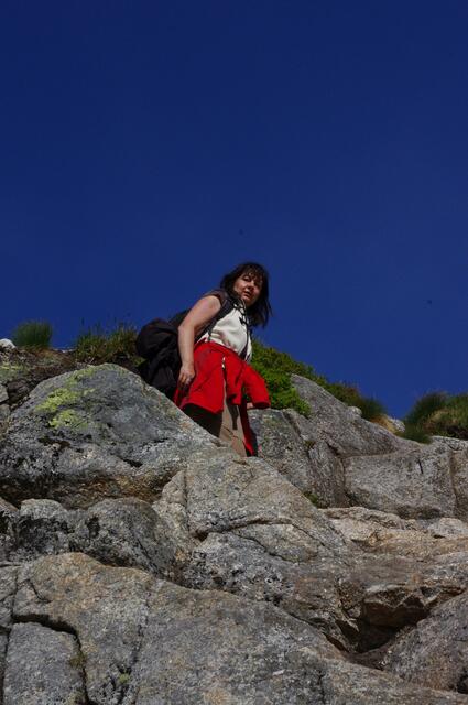 Ein etwas mulmiges Gefühl stellte sich ein, wenn ich an den Abstieg dachte