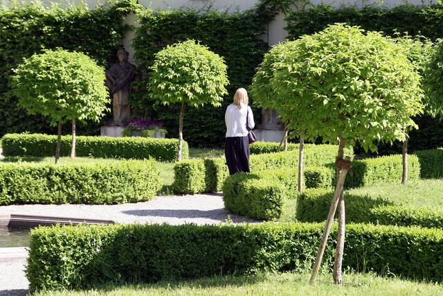 Ruhe und Einkehr in der Gartenanlage vom Schaezlerpalais