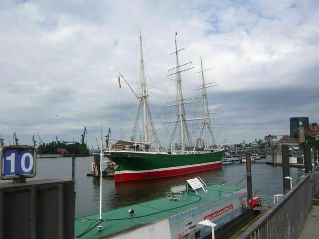 Segelschiff in Hamburg