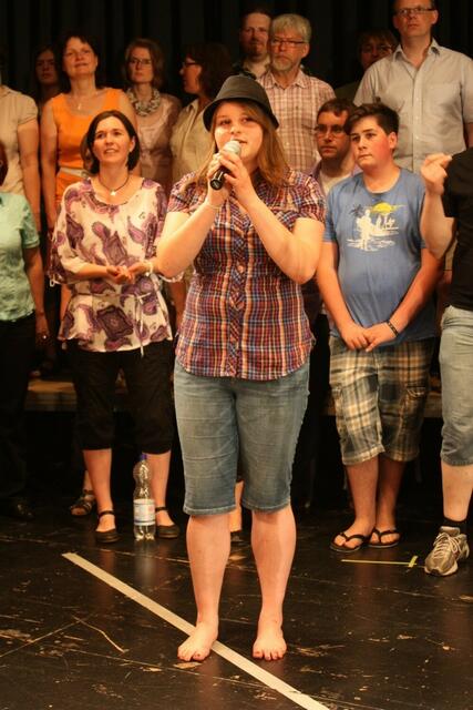 Jona-Gemeindefestival in Stadtallendorf: Auftritt des Gospelchores