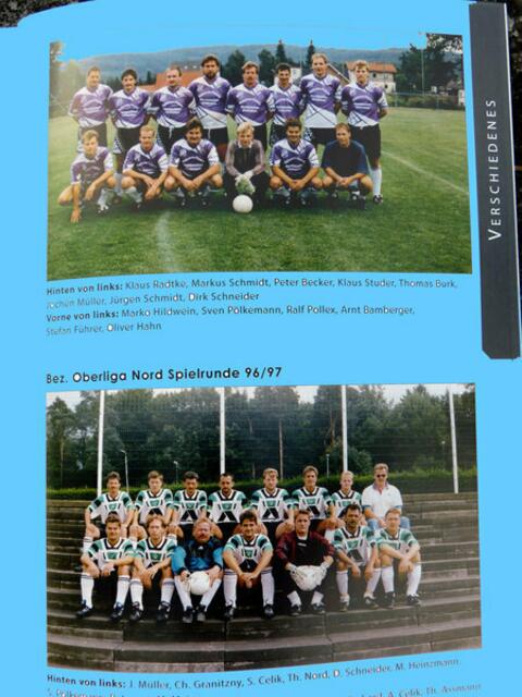 OBERLIGA NORD ... 96/97 ... 100 JAHRE SG Mornshausen/Salzböde bei Gladenbach: myheimat GRATULATION - „Sportgemeinschaft 1912 Mornshausen/S“ im Fußballfieber … BLICK in die Festschrift werner hahn
