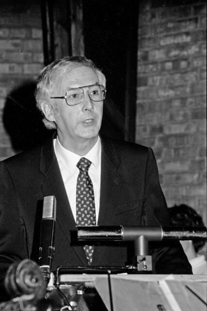 AGDV-Chef Siegfried Hebestreit eröffnete die 1000-Jahr-Feier.