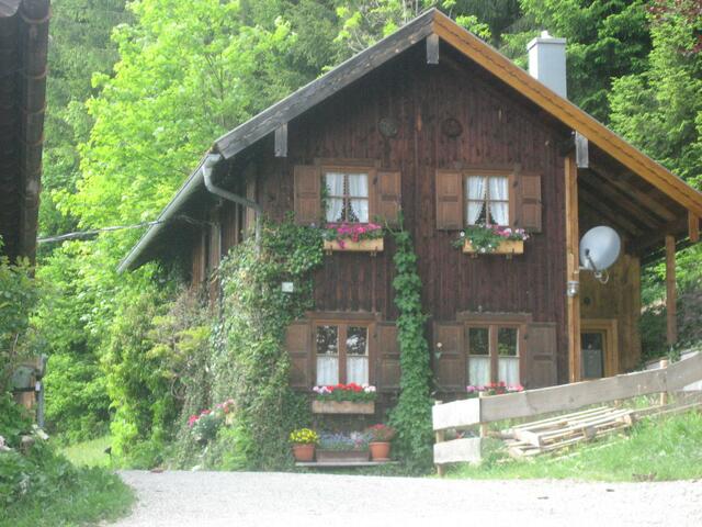 Das einzige Wohnhaus auf der "Romanshöhe" gegenüber der Berggaststätte.