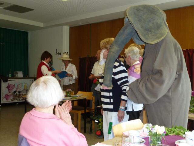 Für den Elefanten stehen Elefantenkühe im Orient bereit.