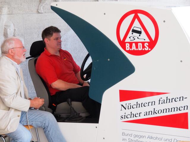 Probefahrt nach einem Bierchen