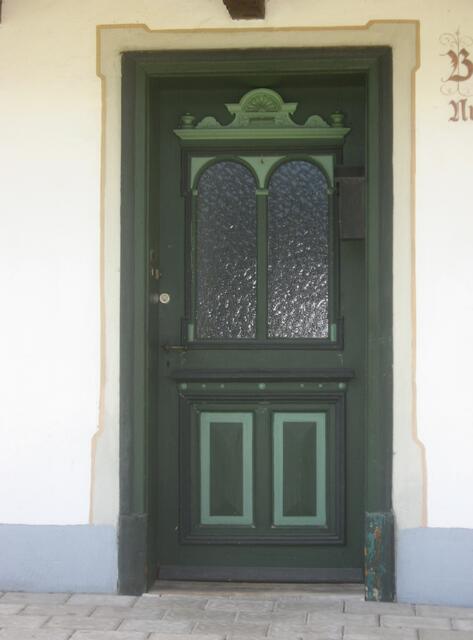 Die Schönheit eines Hauses fängt bei der Haustüre an.