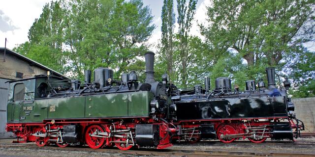 Mallet-Lokomotiven - 99 5902 (vorn) + 99 5901 (hinten)