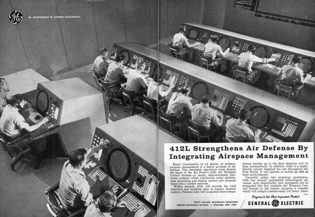 Reklame von GE für ihr Luftraum-Überwachungssystem | Foto: Scan aus einem Magazin