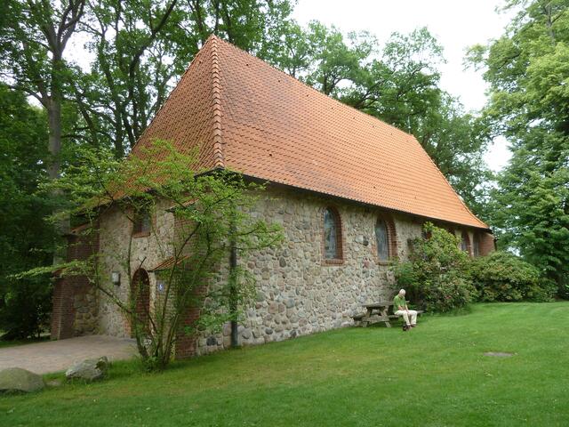 Seitenansicht der Ole Kerk.
