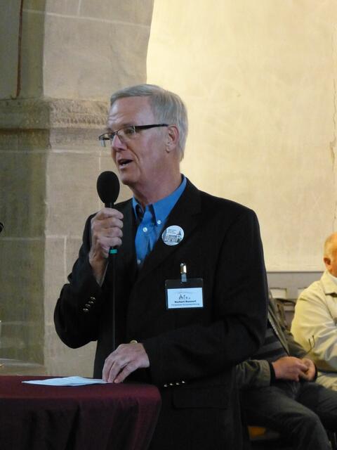 Thema Kirche und Kirchensanierung: Norbert Rennert.
