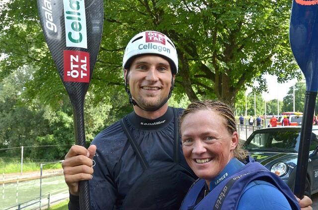 Zwei Weltmeister unter sich: Alexander Grimm und Tina Schüßler | Foto: Wolfgang B. Kleiner
