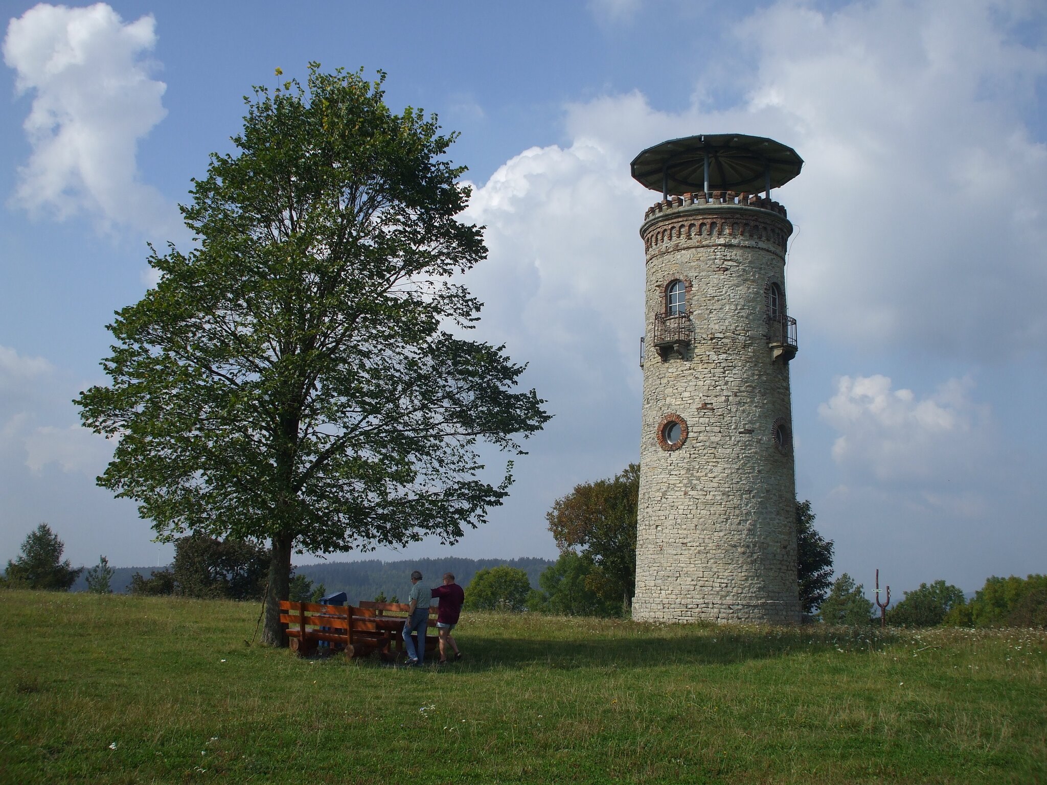 Der Bismarkturm auf dem hohem Stadtberg in Hildburghausen