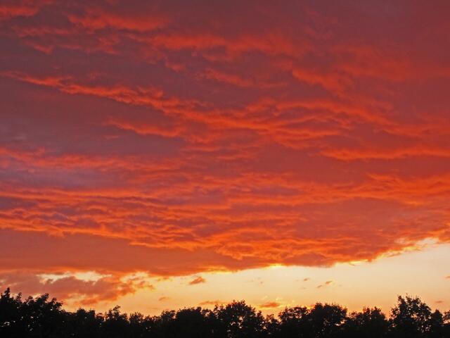 Am 1. Juli 2012 in Hannover.
Der Himmel brennt!