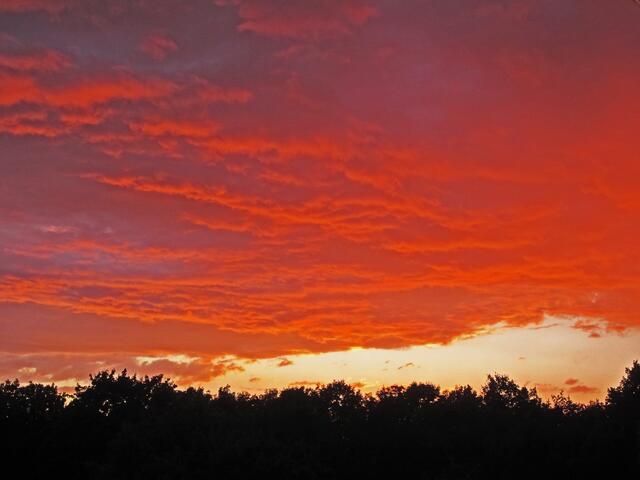 Am 1. Juli 2012 in Hannover.
Der Himmel brennt!