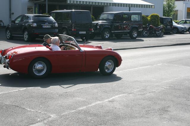 Noch ein britischer Roadster, ein Austin Healey Frogeye.