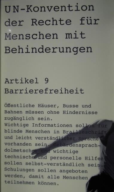 Artikel 9 Barrierefreiheit