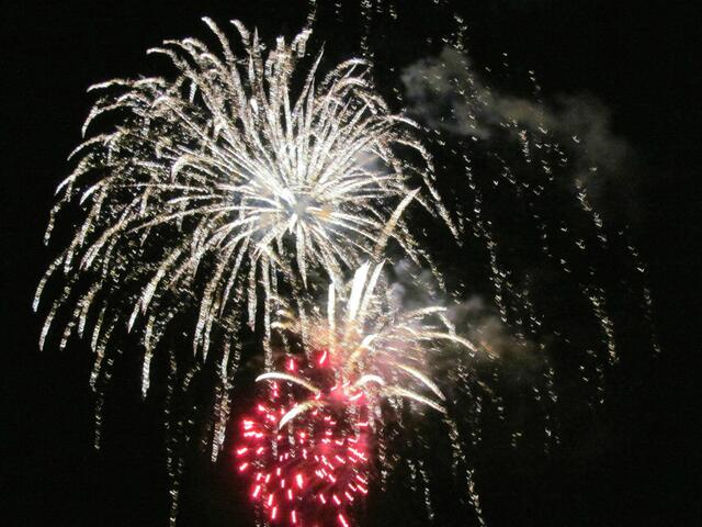 Das war schon fast der Abschluss vom Feuerwerk