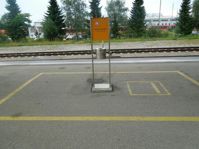 Der Raucherbereich