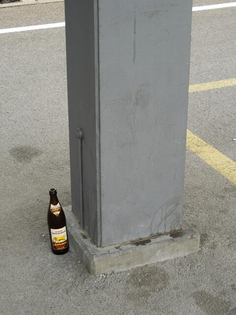 Flasche leer