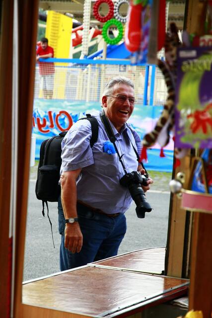 Gerhard im Spiegel --- wir hatten viel Spaß