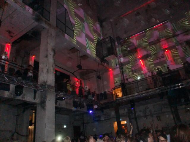 Danach wurde die Party ins Kesselhaus verlagert