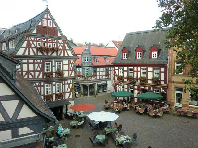 Malerisches Städtchen: Idstein im Taunus.