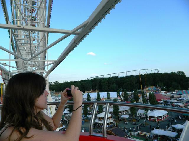Vom Riesenrad hat man den besten Überblick