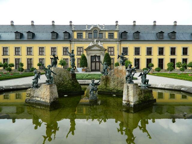 Herrenhäuser Gärten - hier der Neptunbrunnen