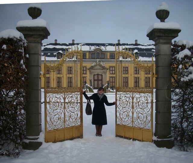 Das goldene Tor im Winter vor 30 Monaten . . .