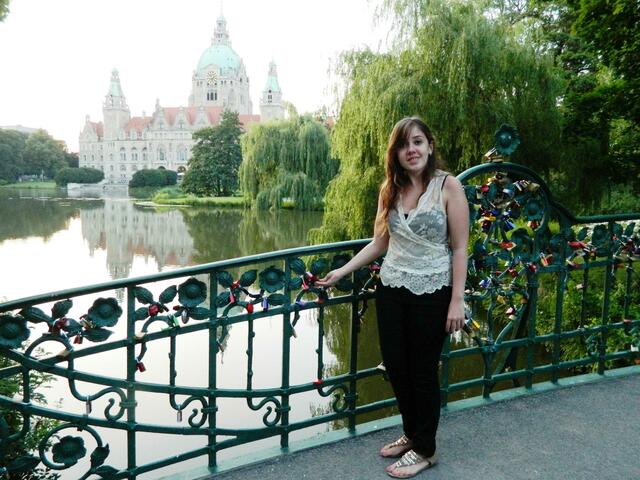 Seufzer Brücke mit vielen Schlössern