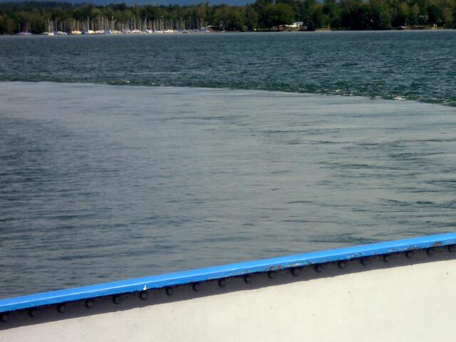 Denn heute legte kein Schiff am Hafen von Seeshaupt an