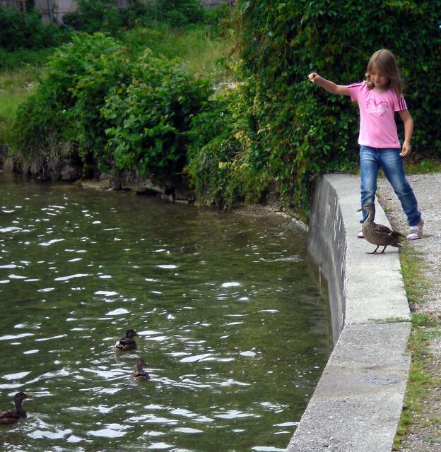 nett, dass wenigstens Du zu mir kommst