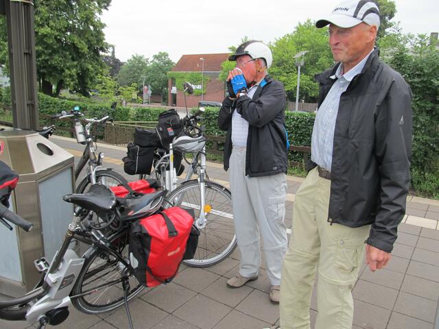 Start am Burgdorfer Bahnhof