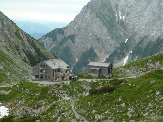 Wir sind wieder bei der Hütte nach 5,5 Std.