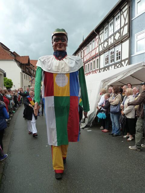 Selbst ein Riese war hier zu bewundern.