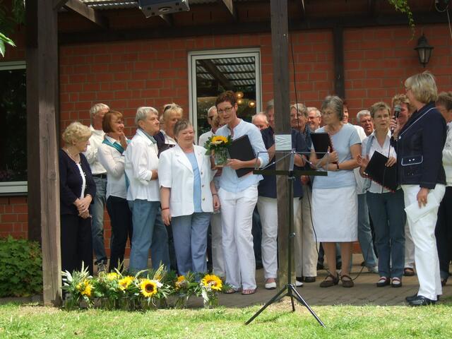 Dank an unsere Chorleiterin Kristina Knobloch
