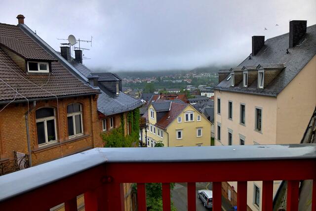 Blick aus dem Fenster